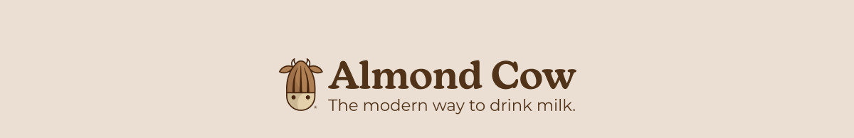 Almond Cow The modern way to drink milk.