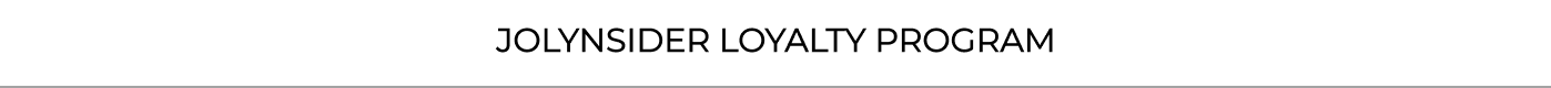 Jolynsider Loyalty Program