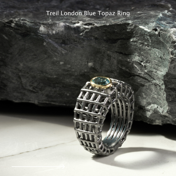 Treil London Blue Topaz Ring Treil London Blue Topaz Ring